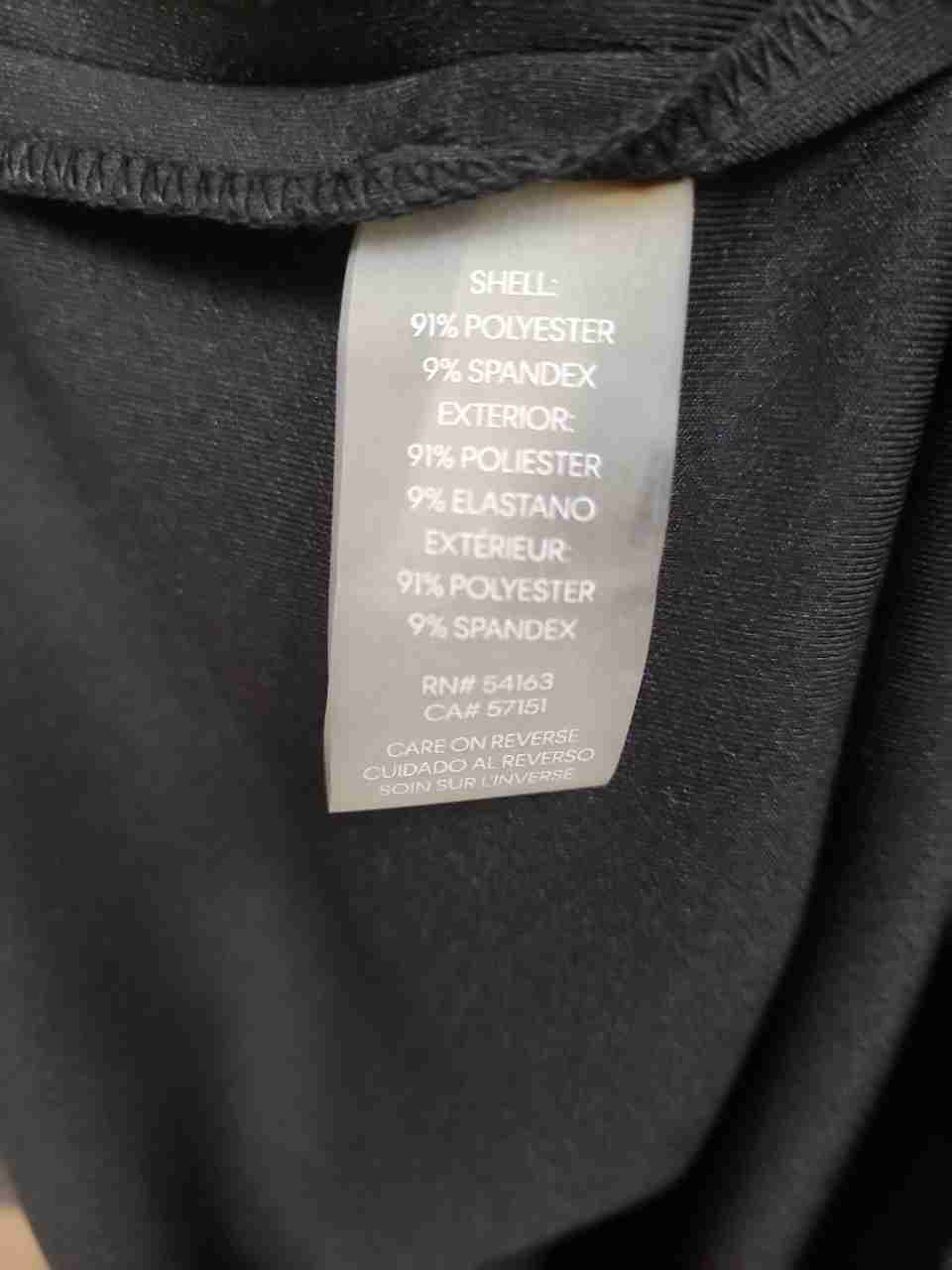 Calvin Klein Women's Black Sleeveless Ruffle Neck Sheath Dress Sz 10 NWT
