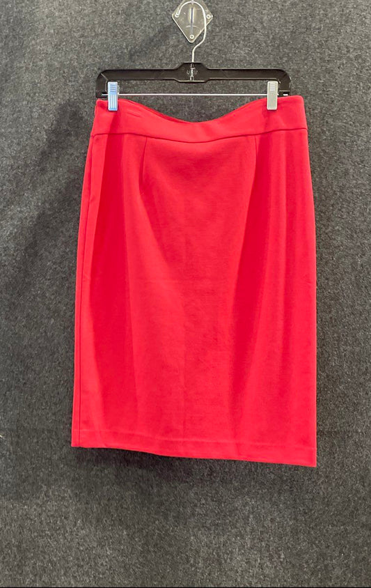 Premise Studio Women's Prairie Rose Pink Stretch Pencil Skirt Sz 10 NWT