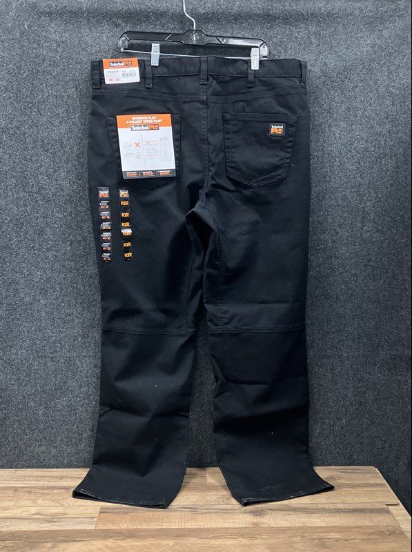 Timberland PRO Men's Ironhide Flex 5-Pocket Work Pant Straight Black 40x32 NWT