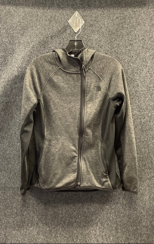 The North Face Women's Gray Canyonlands Full Zip Hooded Fleece Jacket Sz M