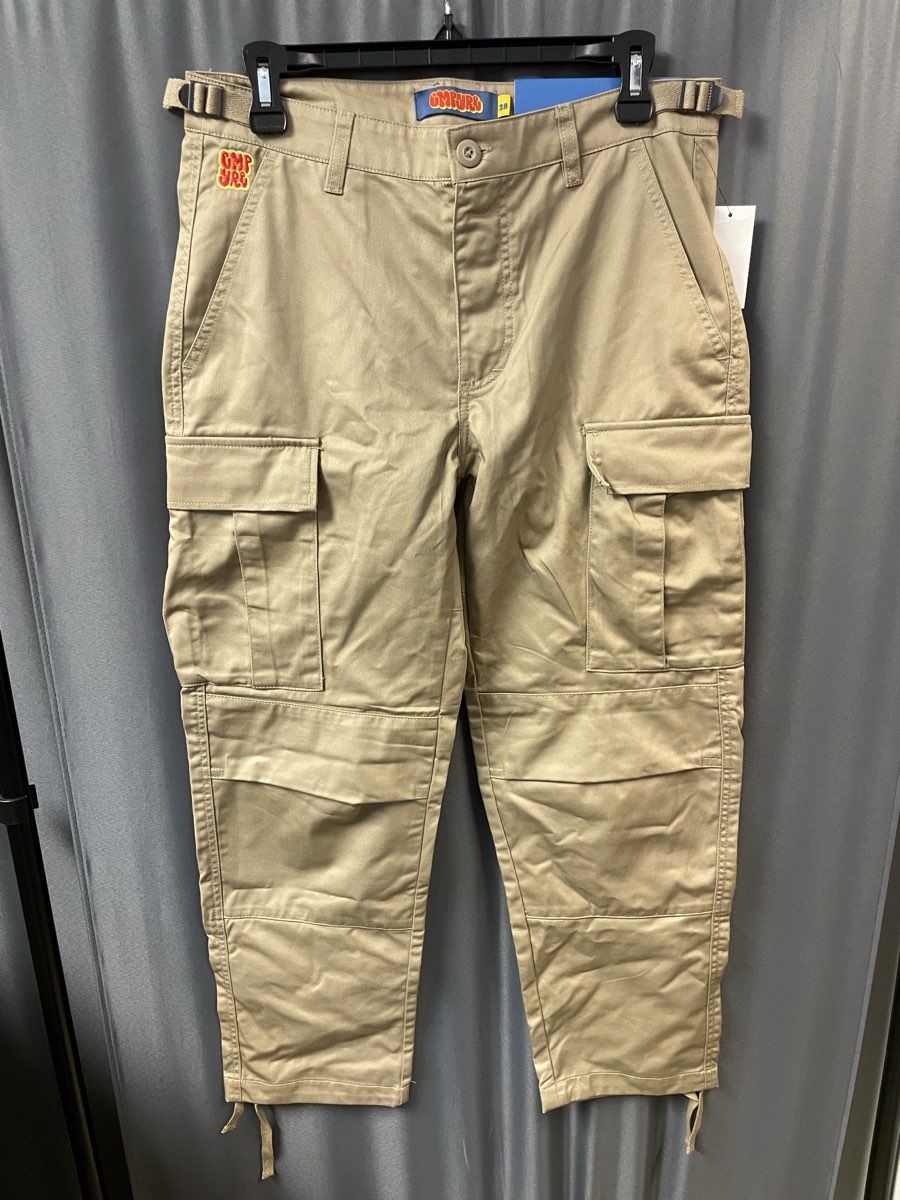 Empyre Men's Loose Fit Khaki Relaxed Cargo Skate Pants NWT Sz 28