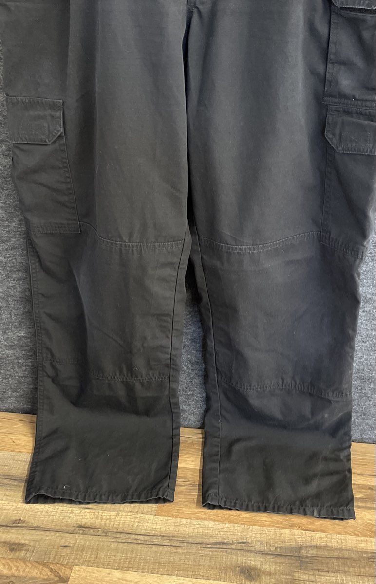 5.11 Tactical Men's Black Ripstop Cargo Tactical Pants Sz 36x32