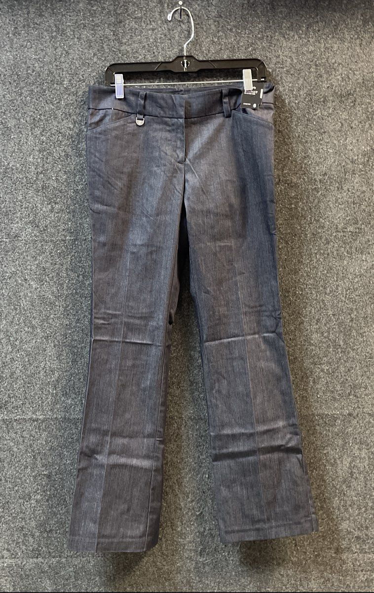 New York & Company Women's Dark Gray Bootcut Stretch Pants Sz 6 NWT