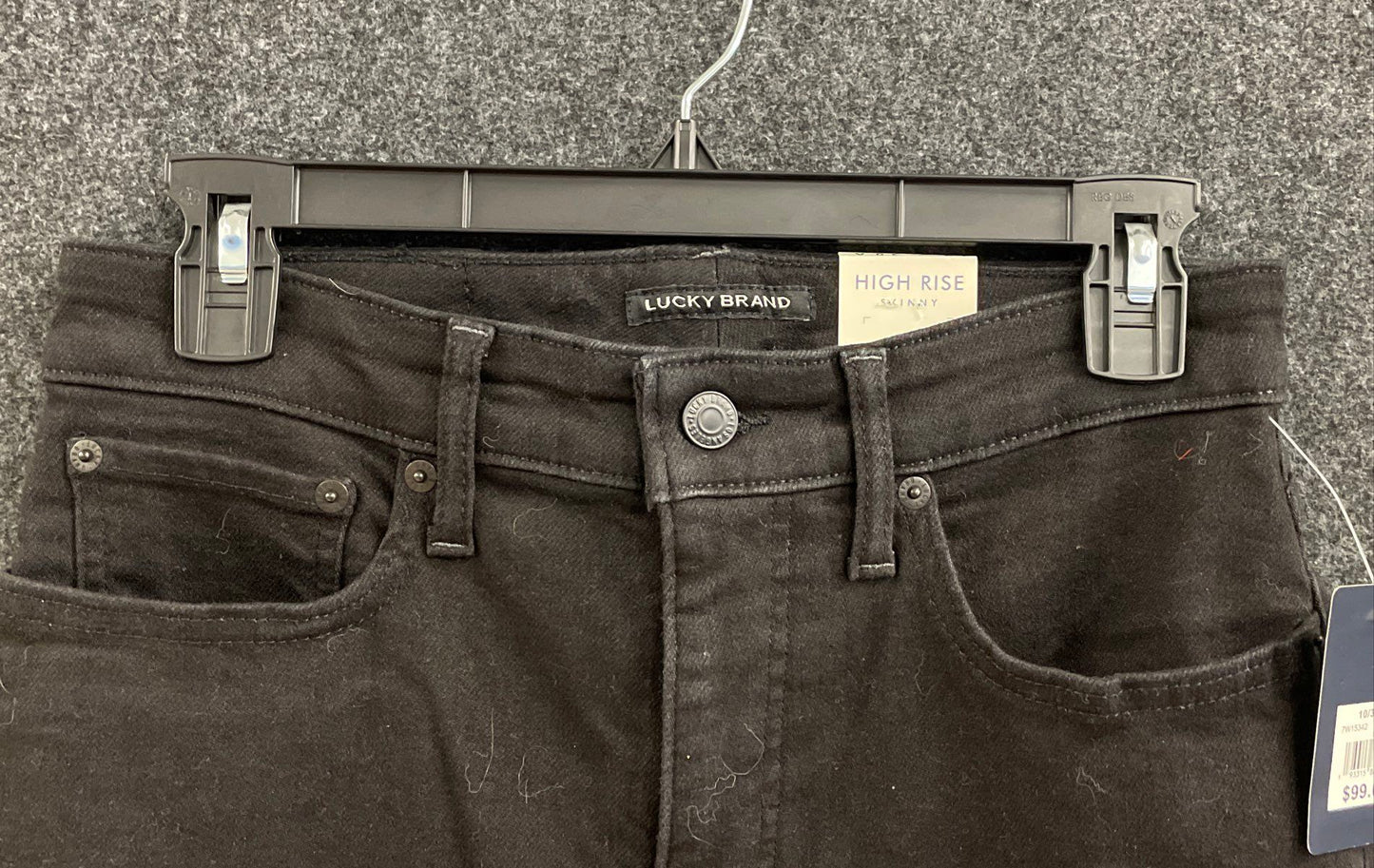 Lucky Brand Women's Black High Rise Skinny Curvy Jeans Size 10/30A NWT