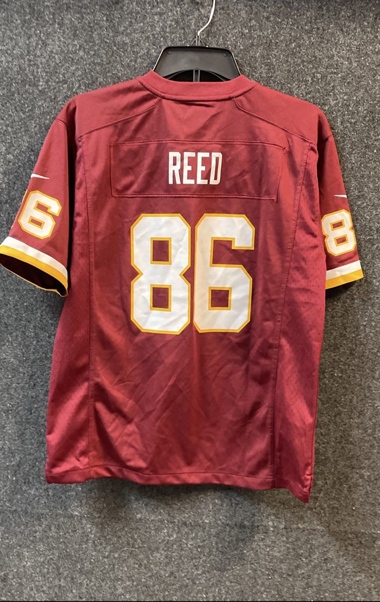 Nike Boys Washington Redskins Jordan Reed 86 Burgundy NFL Jersey Sz L 14-16