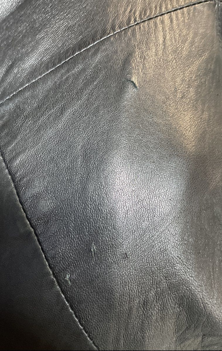 Pronto Uomo Men's Black Genuine Lambskin Leather Full Zip Car Coat Jacket Sz M