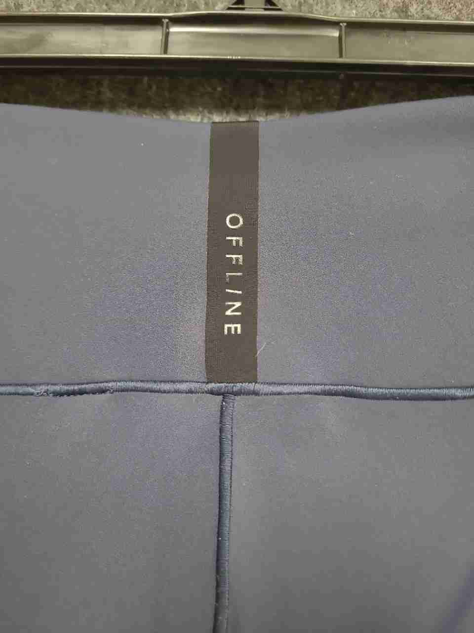OFFLINE by Aerie Women's Real Luxe Street 7/8 Leggings High Rise Blue Size S