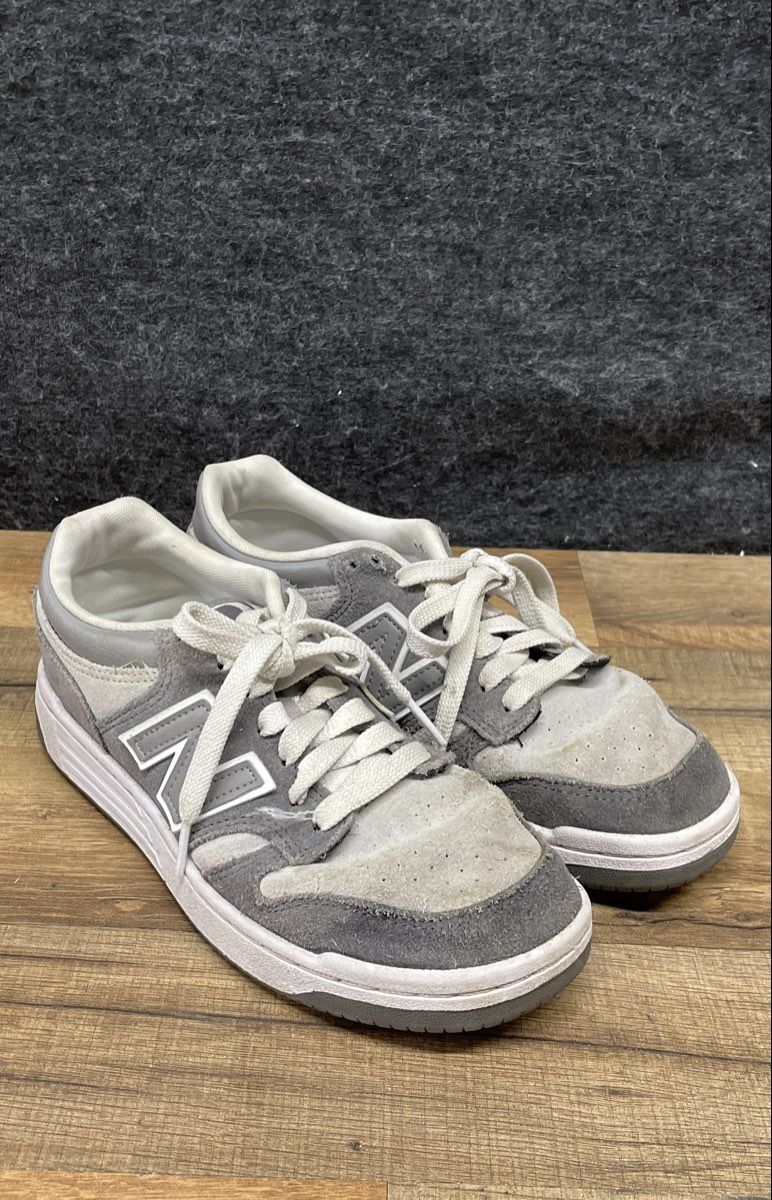 New Balance 480 Graphite Grey GS Low Top Lifestyle Sneakers Boy's Size 6