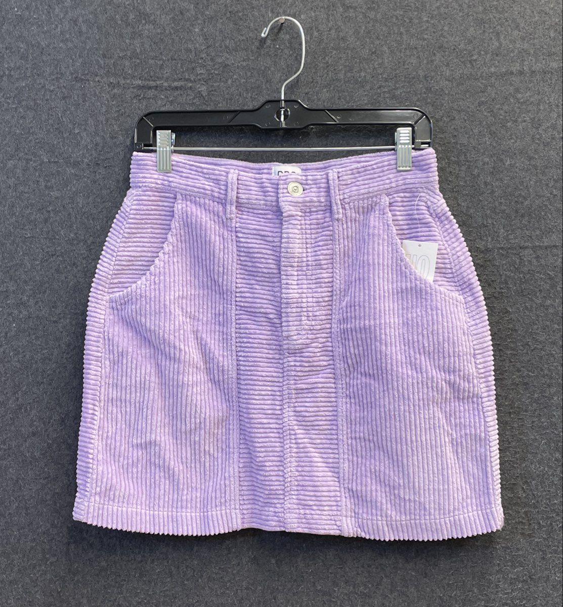 BDG Urban Outfitters Women's Lavender Corduroy A-Line Mini Skirt Size M NWT