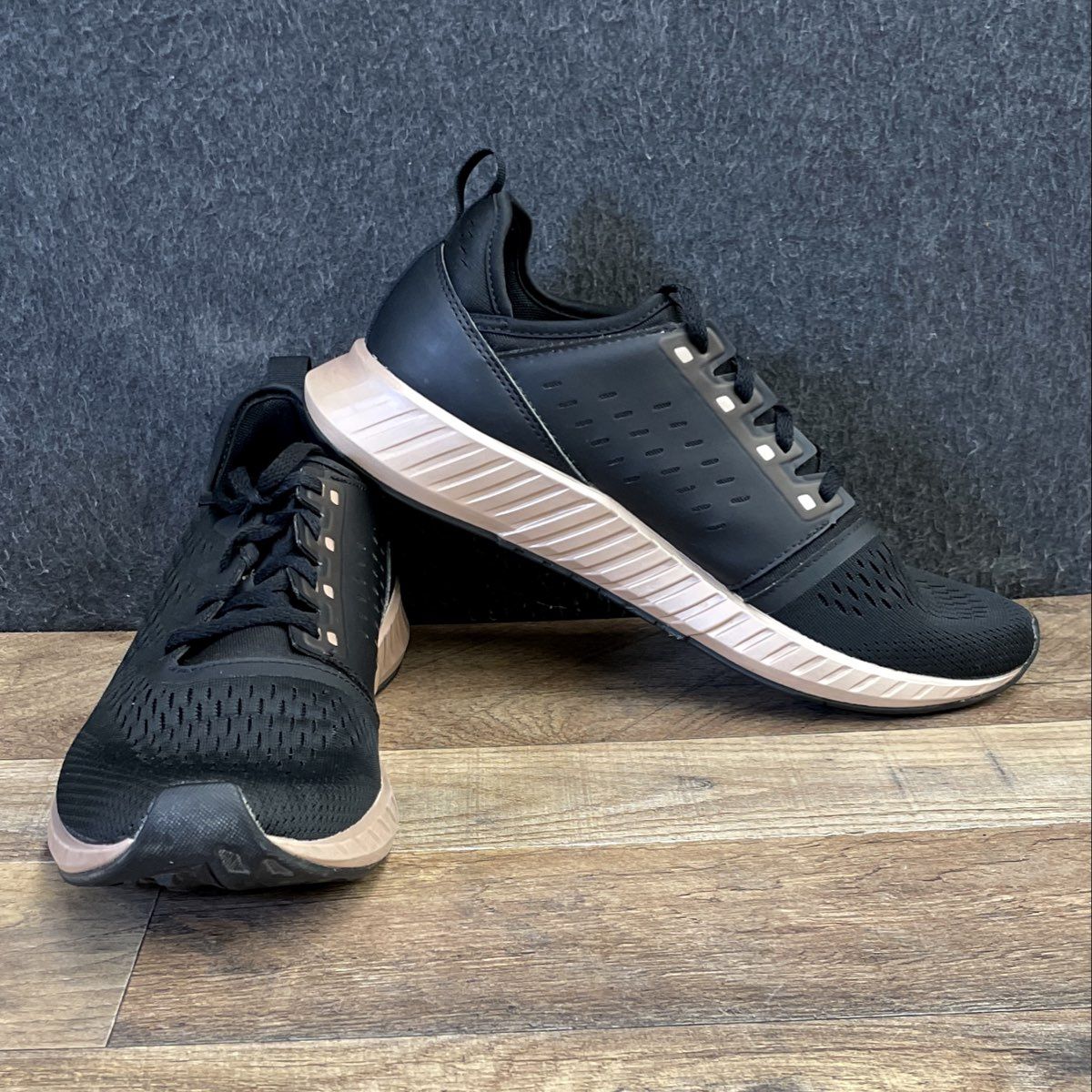 Reebok Flashfilm Train Black Rose Gold Women's Training Shoes Size 9.5