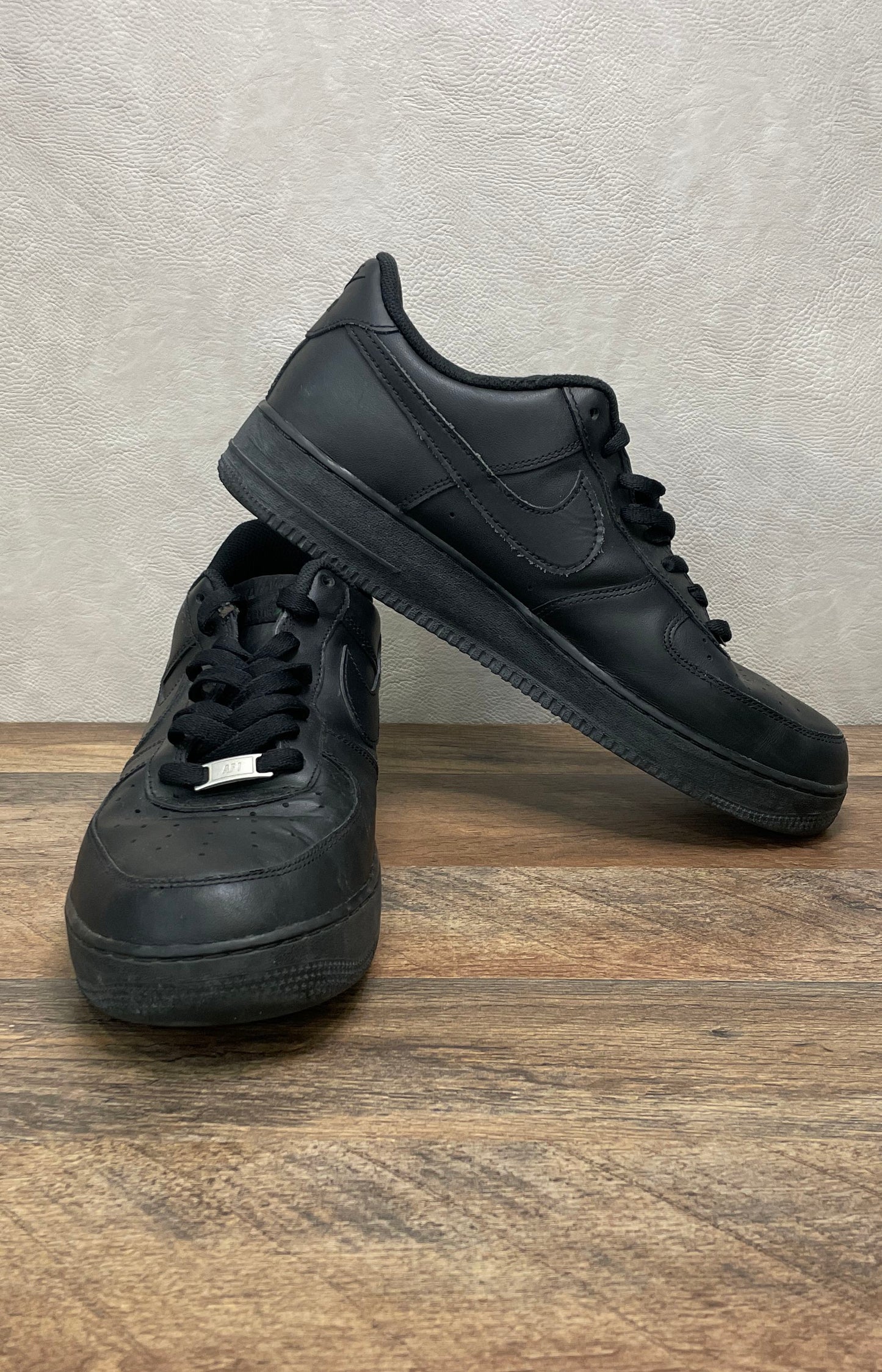 Nike Air Force 1 '07 Low Triple Black Men's Sneakers Size 13