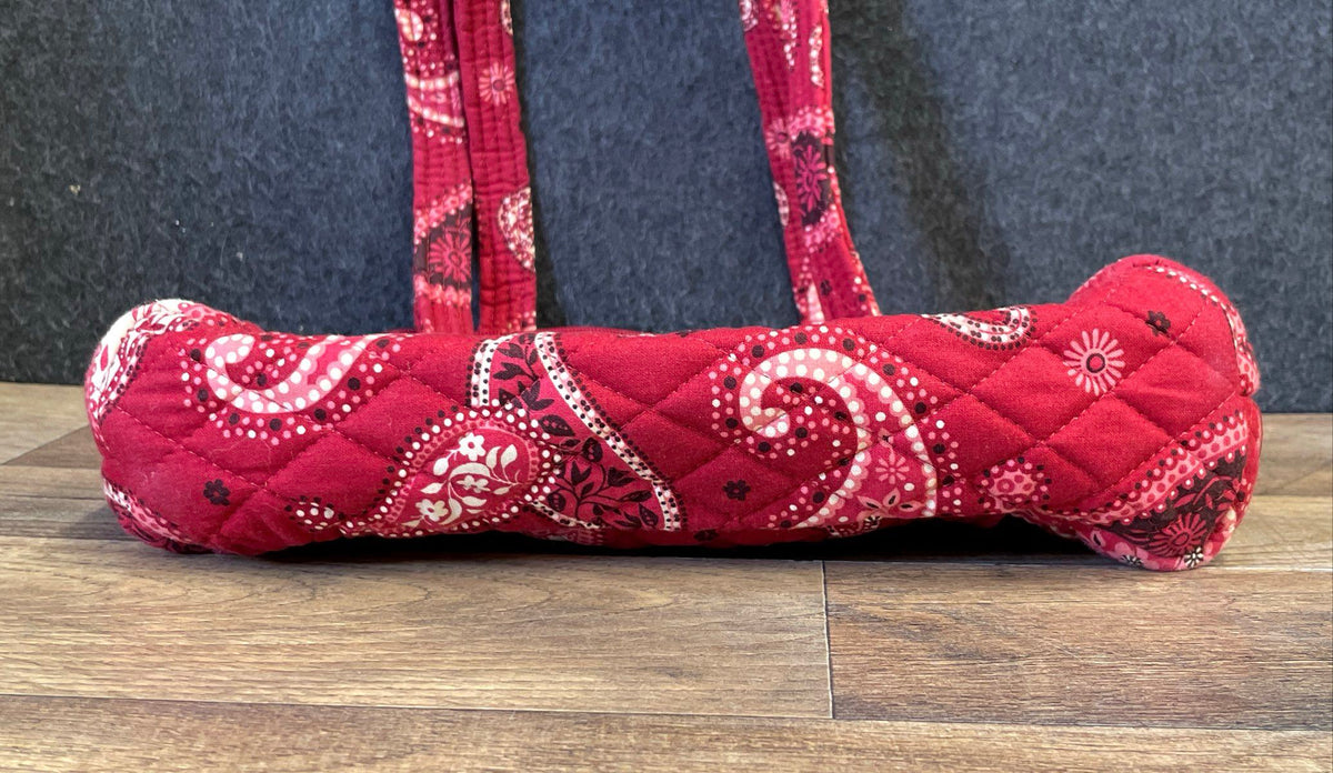 Vera Bradley Handbag Crossbody Phone Bag Wallet Red Paisley Lot of 3