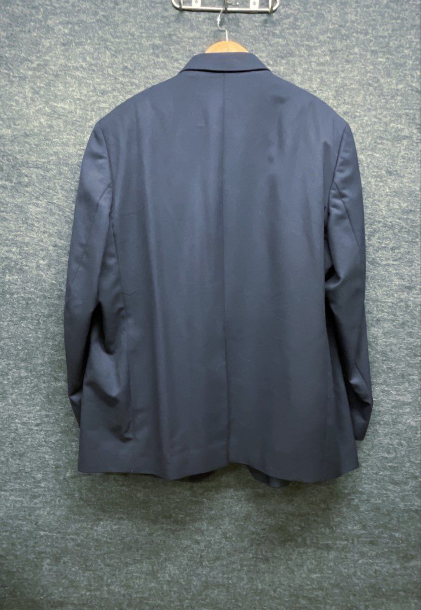 Botany 500 Men's Navy Blue Virgin Wool Blazer Sport Coat Gold Buttons Sz 50L