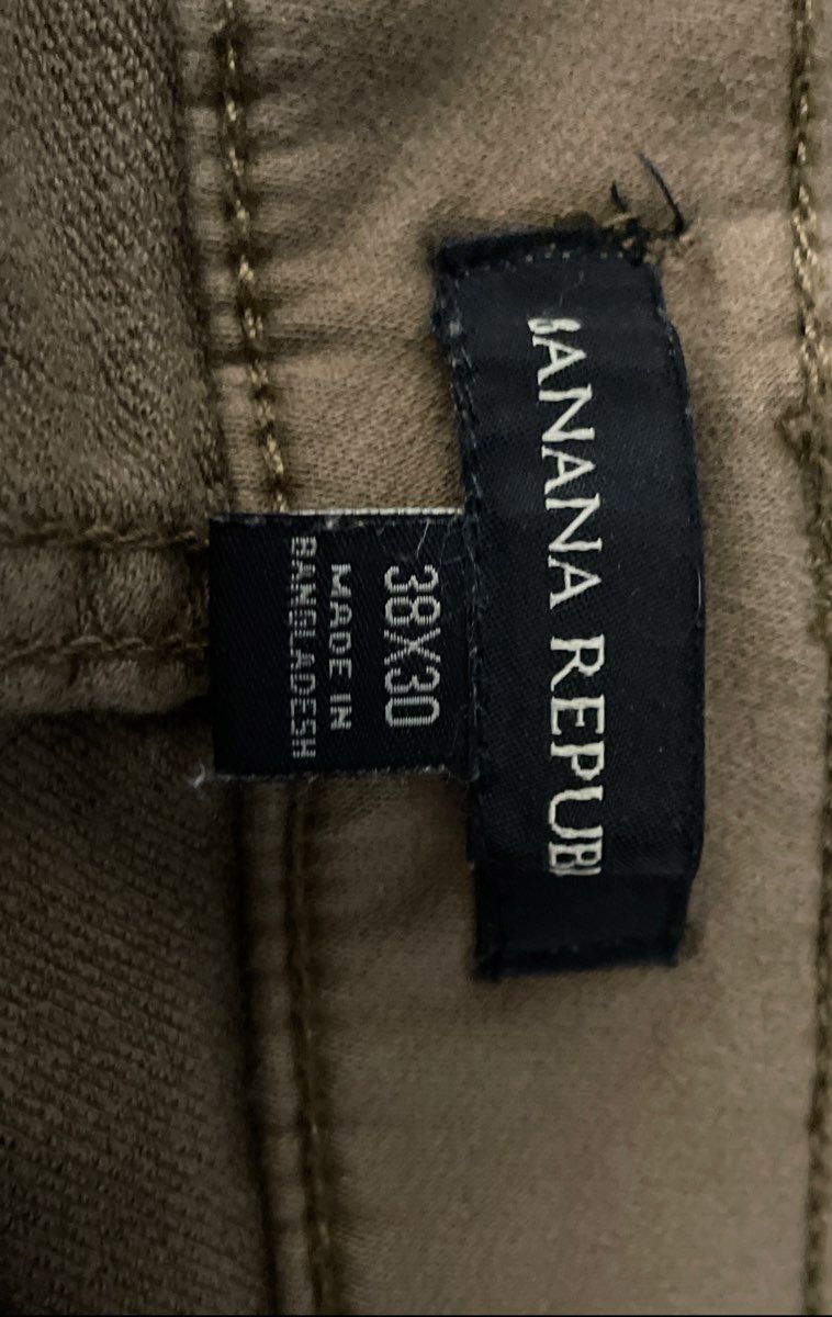Banana Republic Men's Khaki Chino Pants Stretch 5-Pocket Sz 38x30