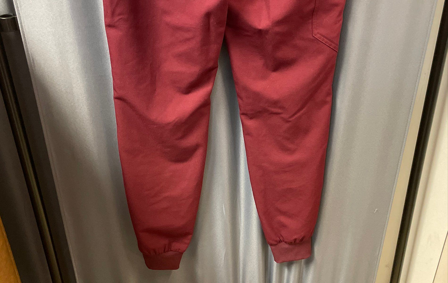 Figs Women's Zamora Jogger Scrub Bottoms Burgundy FIONx Small Tall
