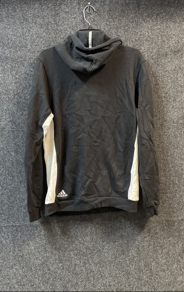 Adidas WAGS Tournament Pullover Hoodie Black Soccer Fleece Sweatshirt Sz S