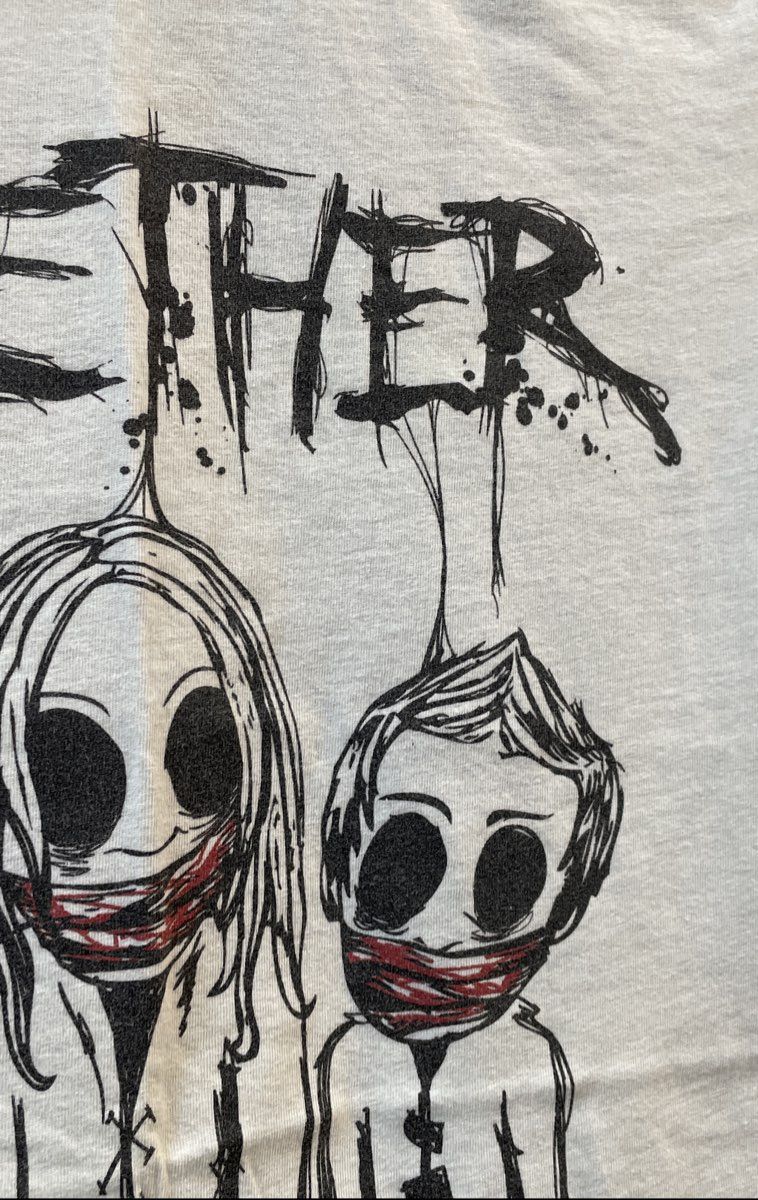 Seether Karma and Effect Remedy Graphic T-Shirt White Double Stitch Sz M