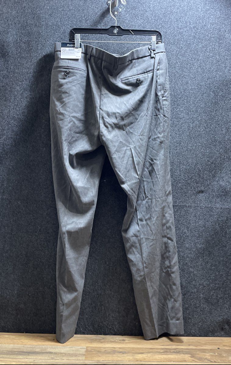 Jos. A. Bank Men's Grey Tailored Fit Poly Viscose Dress Pants Sz 36x36 NWT