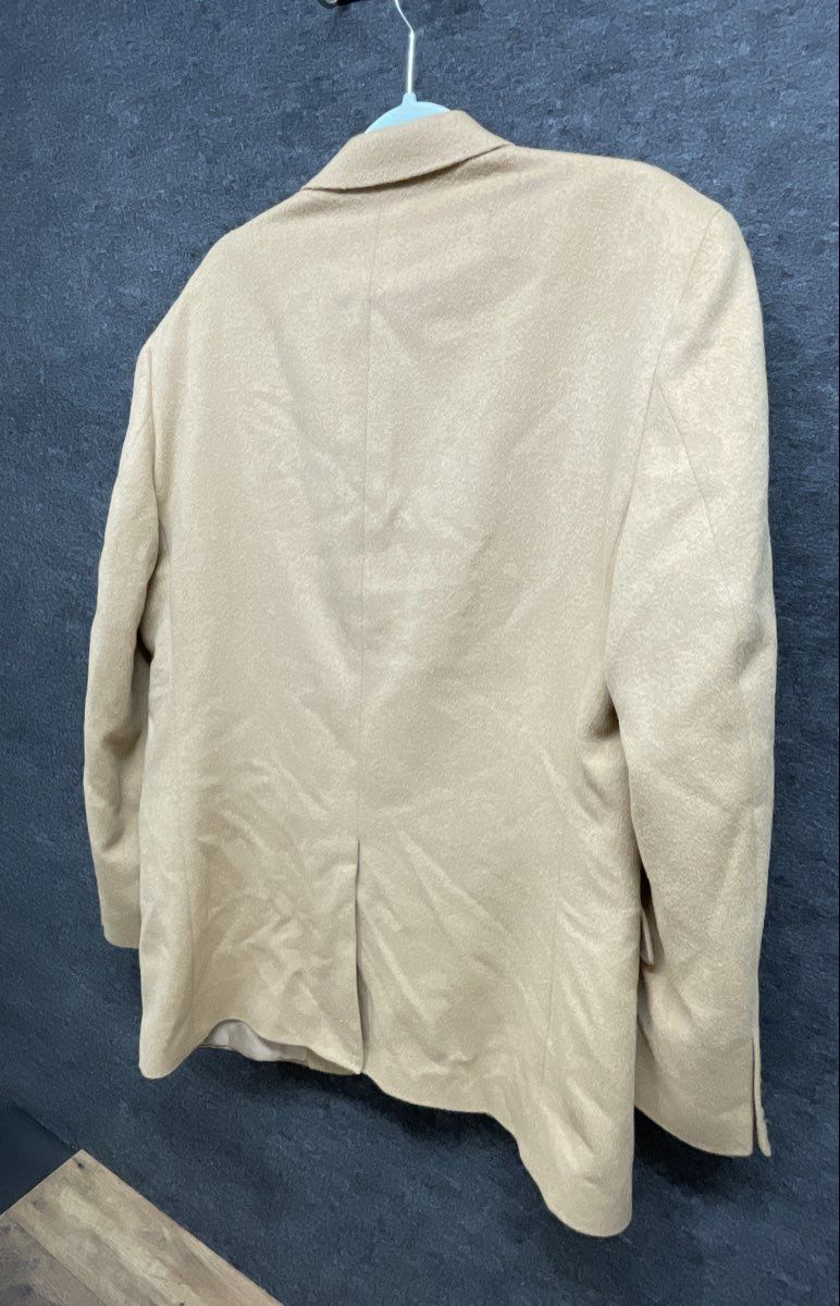 Jos. A. Bank Men's Tan 2-Button Sport Coat Blazer Lined Notch Lapel Beige
