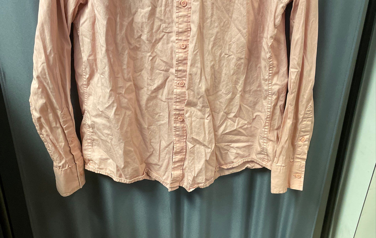American Rag Men's Pink Long Sleeve Cotton Button Down Shirt Sz XL