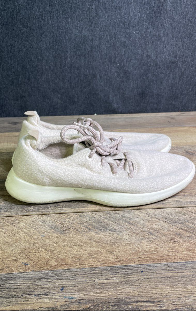 Allbirds Wool Runners Beige Superfine Merino Women's Walking Shoes Size 10