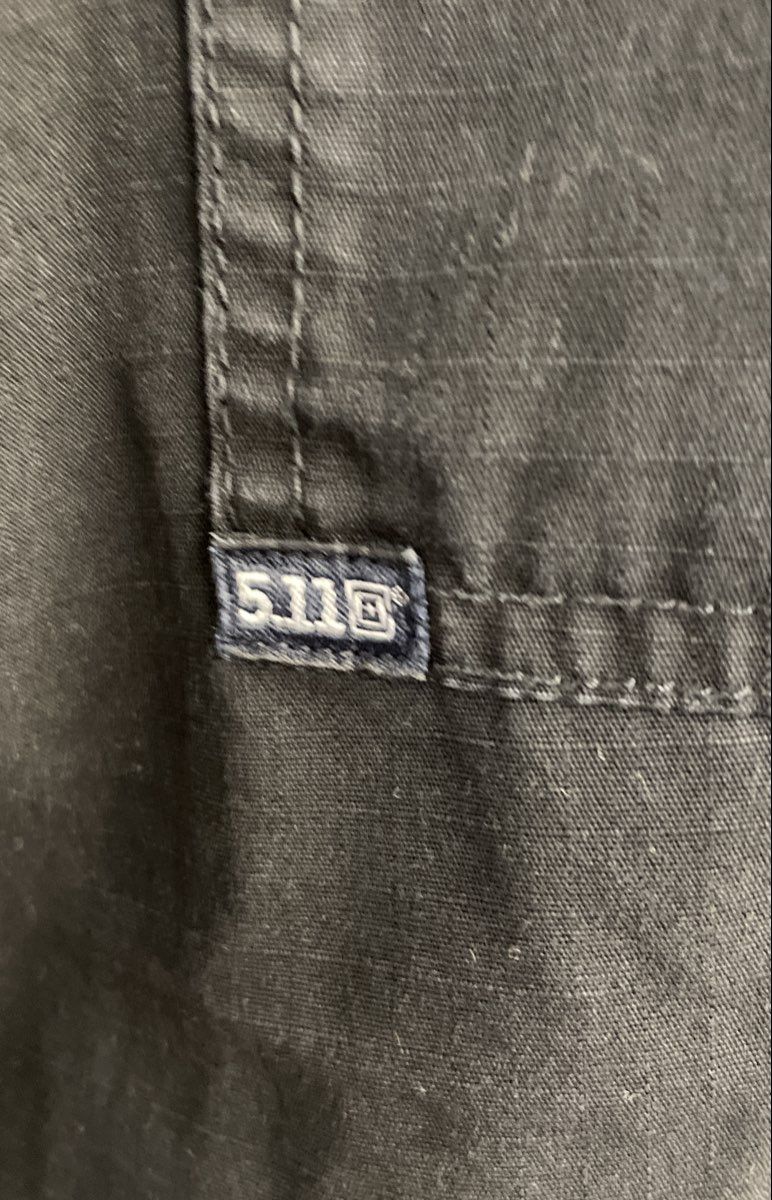 5.11 Tactical Men's Black Ripstop Cargo Tactical Pants Sz 36x32