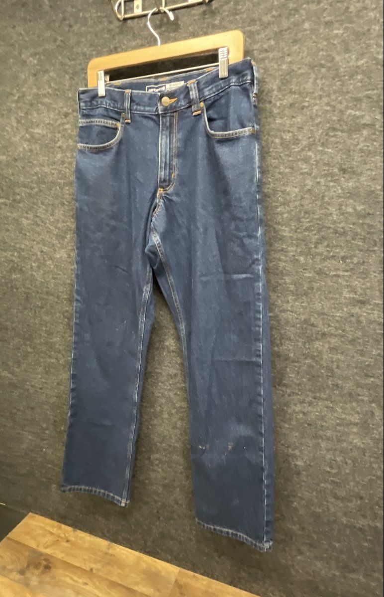 Carhartt Men's Relaxed Fit Blue Denim 5-Pocket Work Jeans Size 32x32
