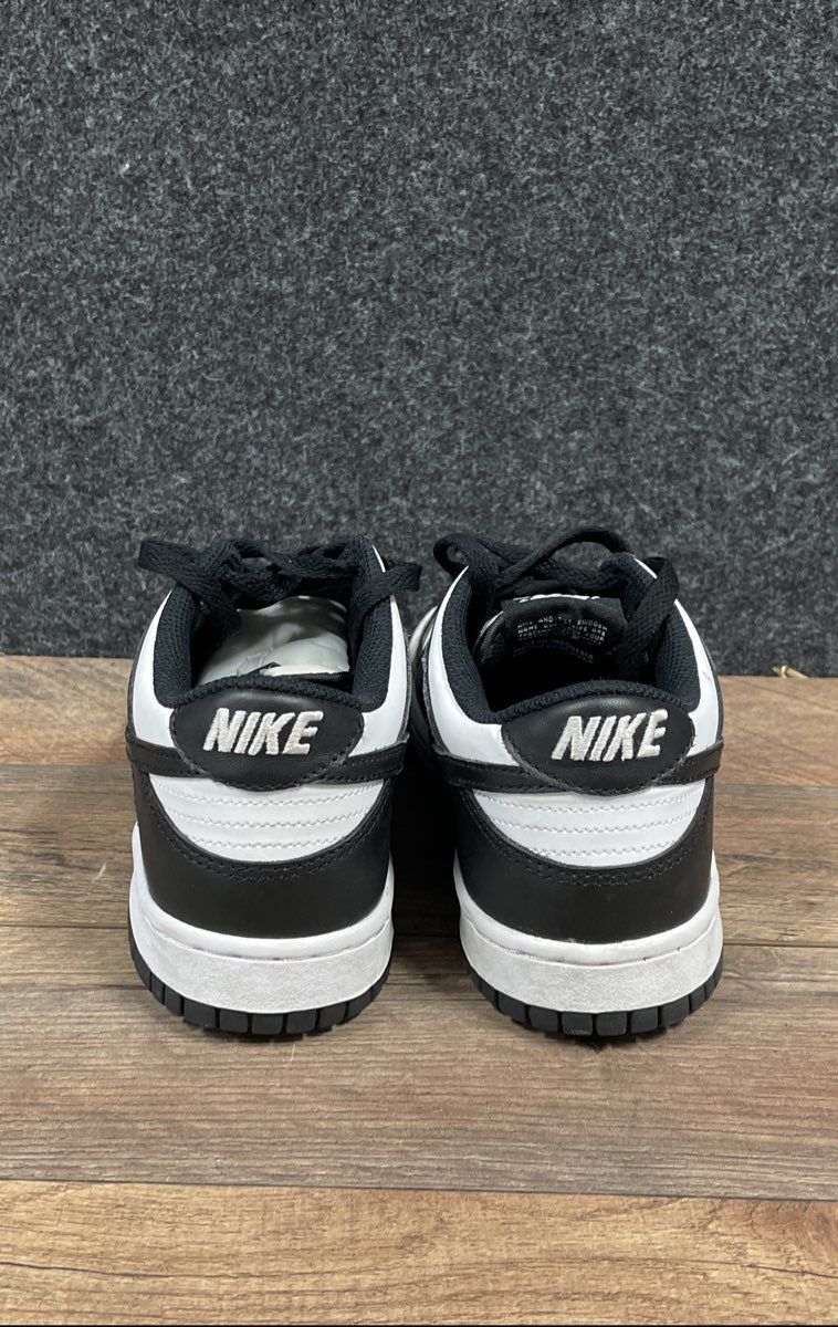 Nike Dunk Low White Black Panda GS Sneakers CW1590-100 Size 6Y