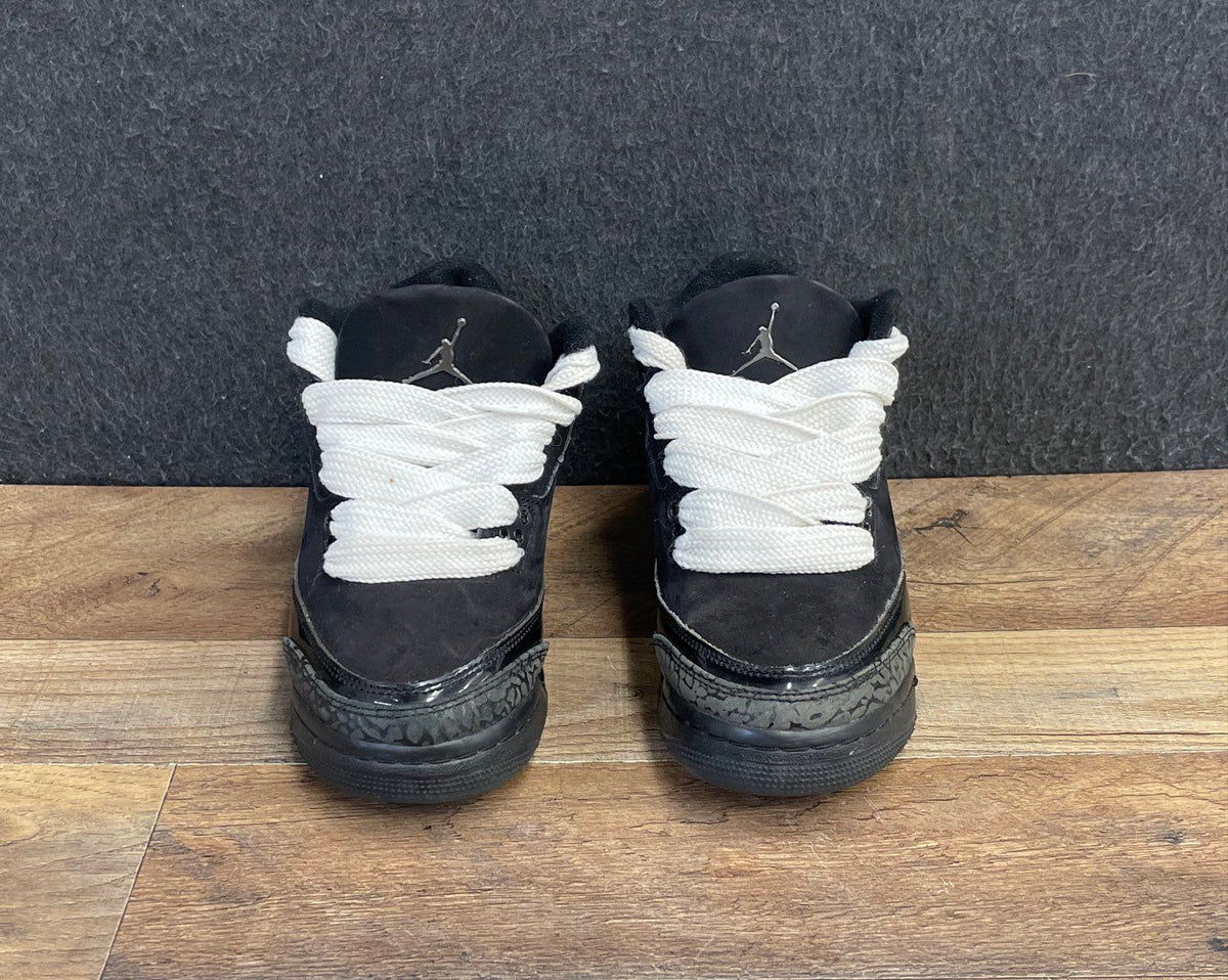 Nike Air Jordan 3 Retro Off-Noir Black Youth Sneakers Size 5Y DM0967-001