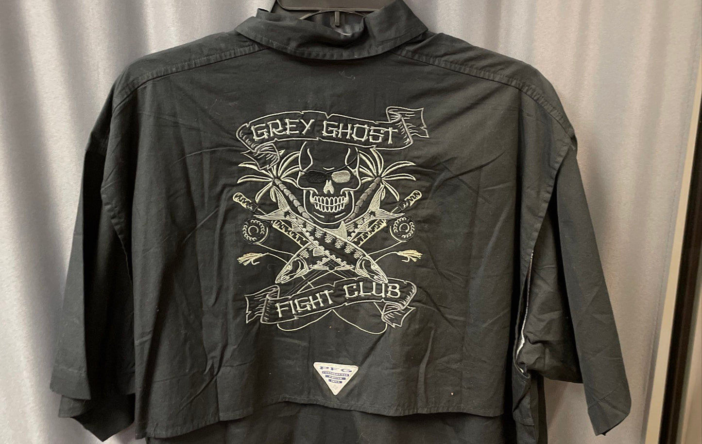 Columbia Men's Black PFG Bonehead Short Sleeve Fishing Shirt M