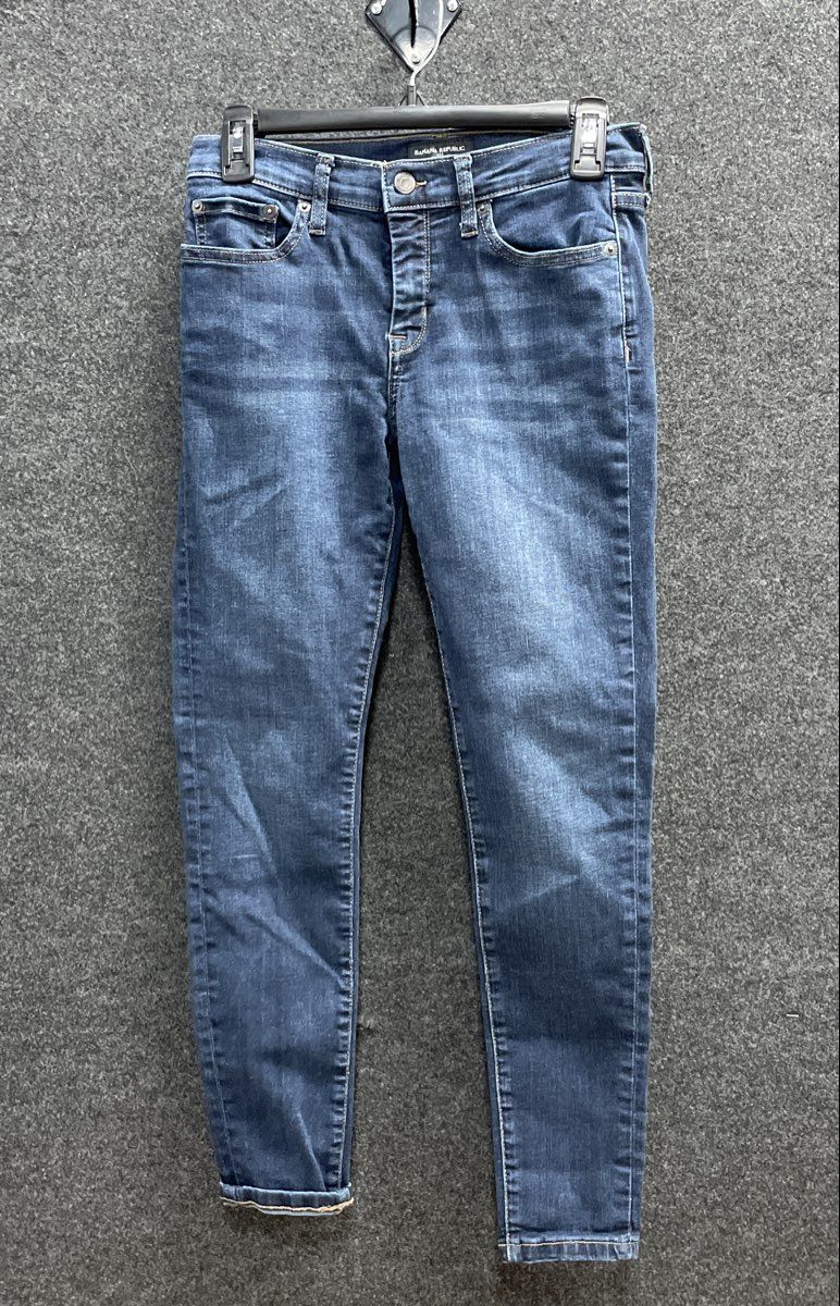 Banana Republic Women's Sculpt Skinny Jeans Blue Dark Wash Petite Sz 27/4