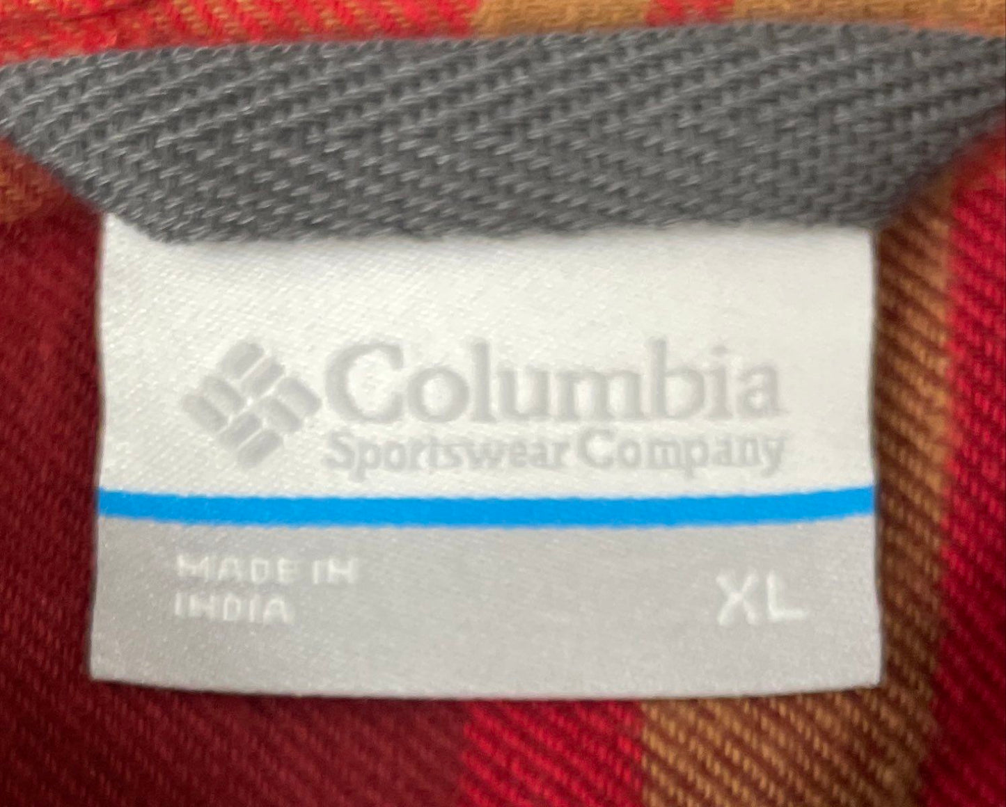 Columbia Men's Cornell Woods Flannel Long Sleeve Red Plaid Shirt Sz XL NWT