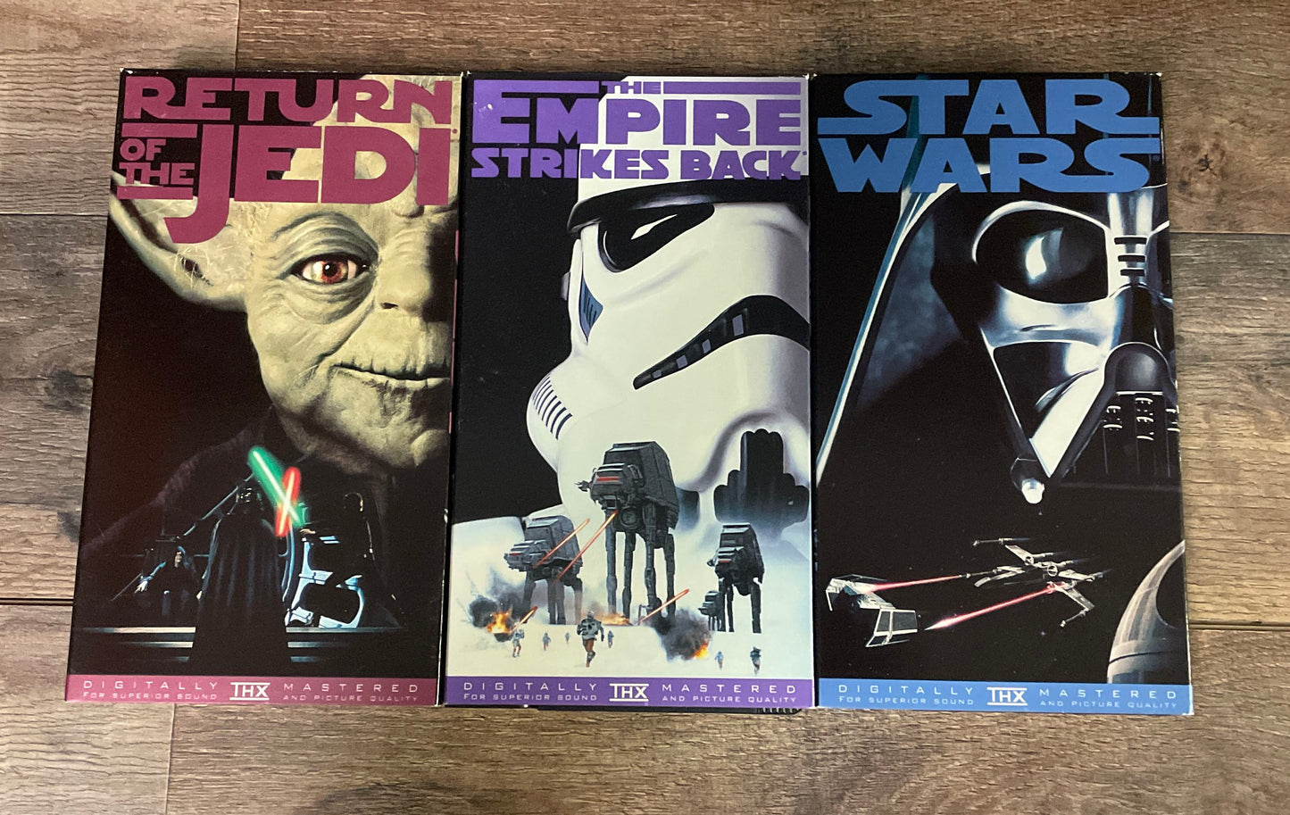 Star Wars Original Trilogy VHS Box Set 1995 THX Digitally Mastered Complete