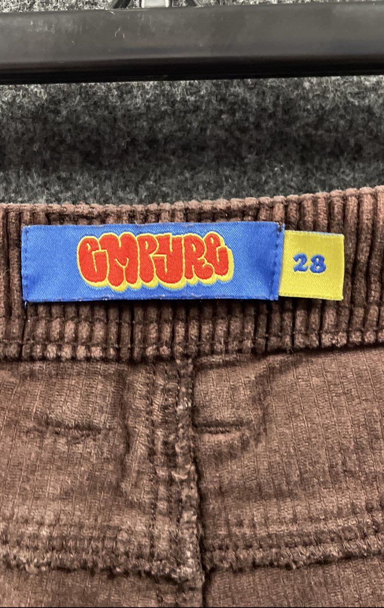Empyre Men's Brown Cotton Corduroy Relaxed Fit Skate Pants Sz 28