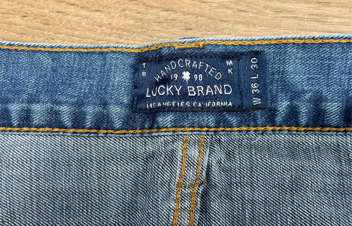 Lucky Brand Men's 221 Original Straight Jeans Blue Denim Sz 36x30
