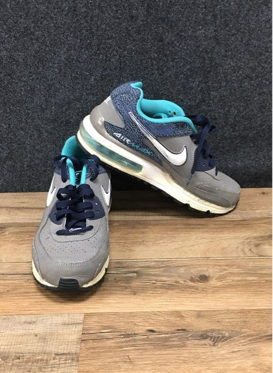 Nike Air Max Wright Grey Teal Navy Blue Running Sneakers Size 8