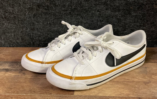 Nike Court Legacy DA5380-102 White Black Gum Sneakers Size 5Y