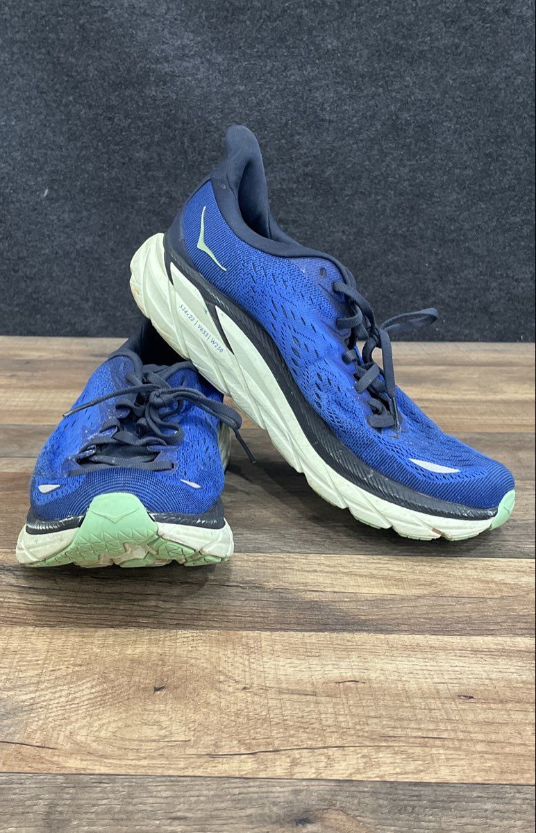 Hoka Clifton 8 Dazzling Blue Outer Space Men's Running Shoes Size 10.5