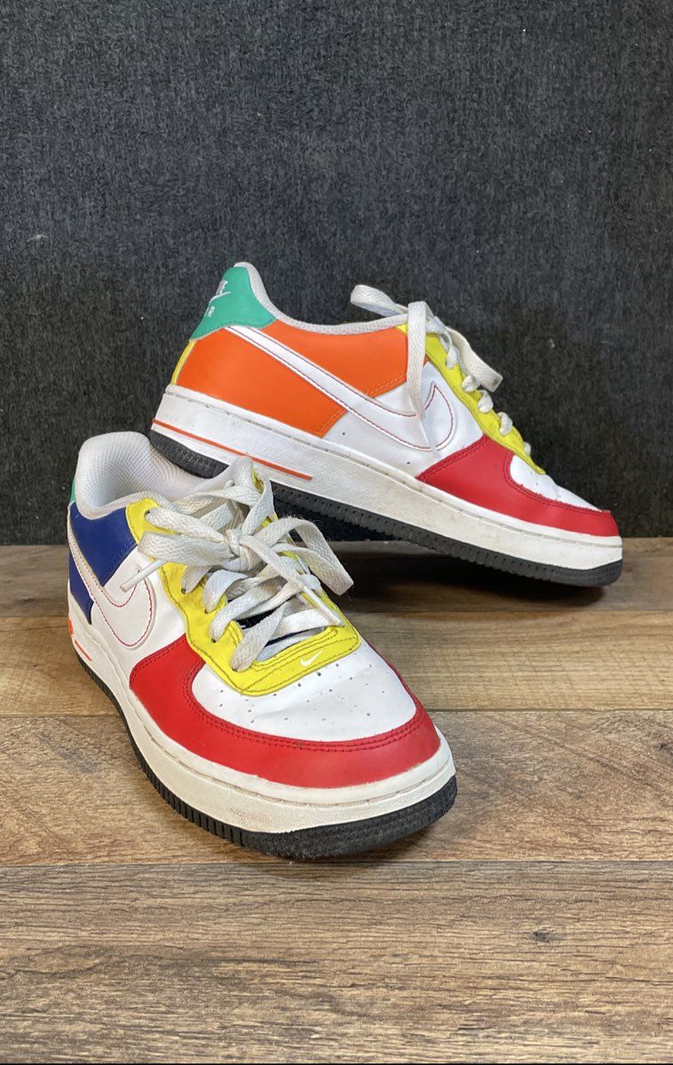 Nike Air Force 1 Low Multicolor Kids Youth Sneakers Size 5Y