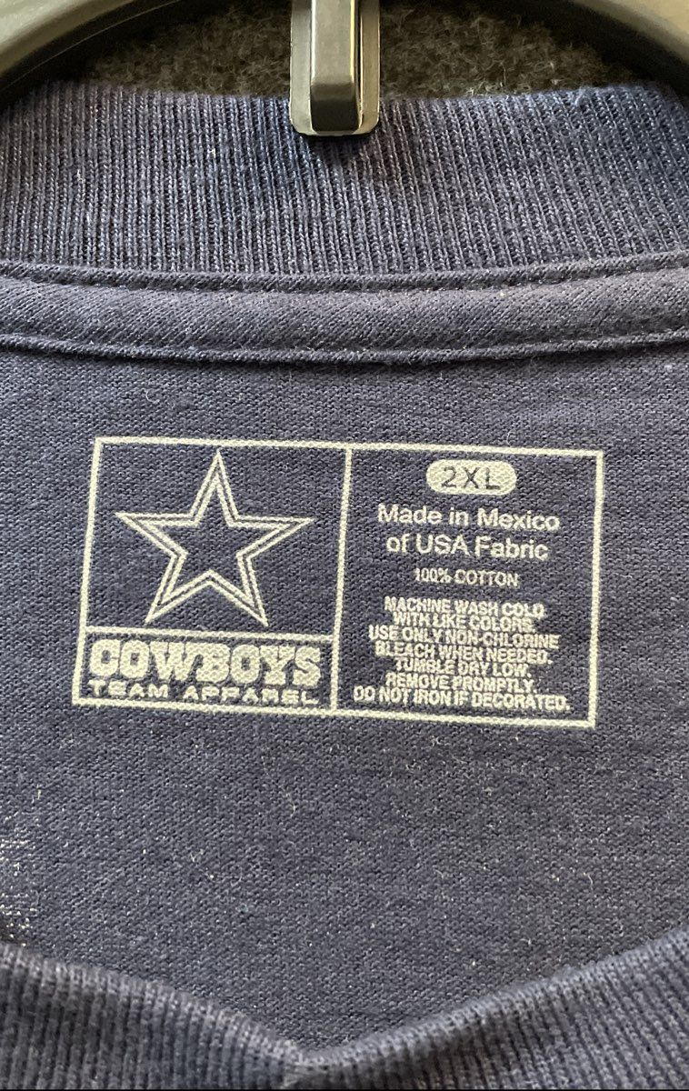 Dallas Cowboys Men's Navy Got Five? Super Bowl Rings T-Shirt Sz 2XL NWT
