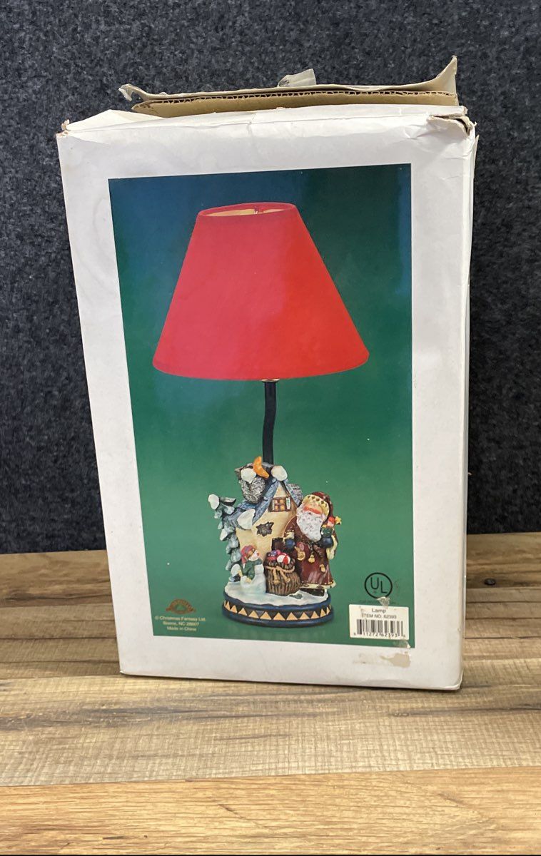Christmas Fantasy LTD. Santa Lamp (Untested)