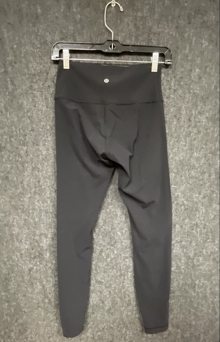 Lululemon Women's Black Wunder Under High-Rise Full Length Yoga Leggings