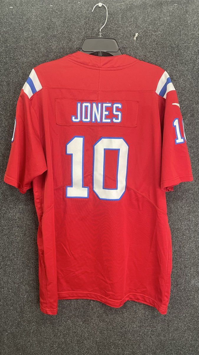 Nike Men's New England Patriots Mac Jones #10 Jersey Red NFL On Field Sz XL