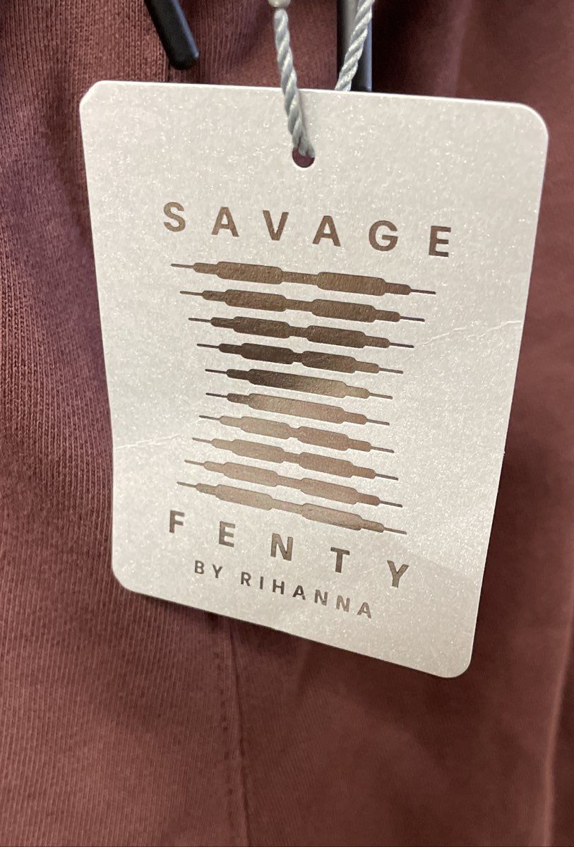 NWT Women's Burgandy Savage Fenty Shorts - Size S