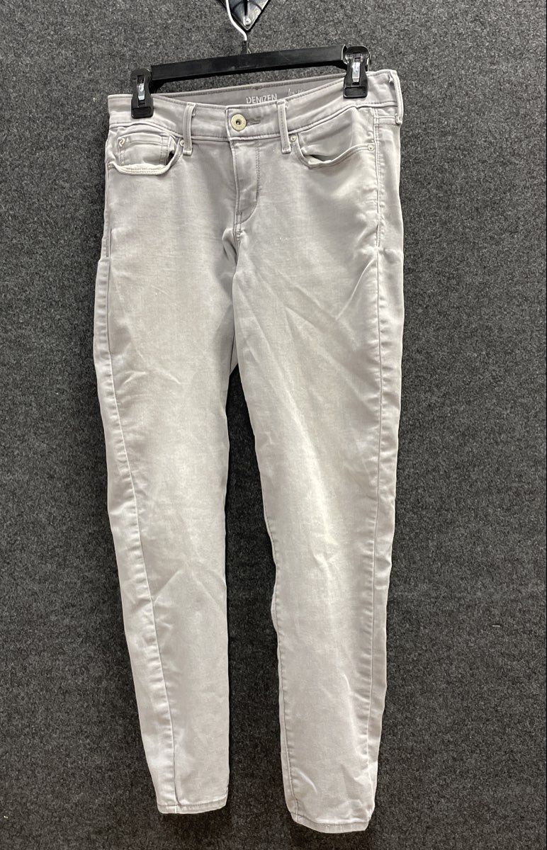 Denizen from Levi's Women's Low-Rise Jeggings Light Gray Stretch Skinny Sz 9 W29