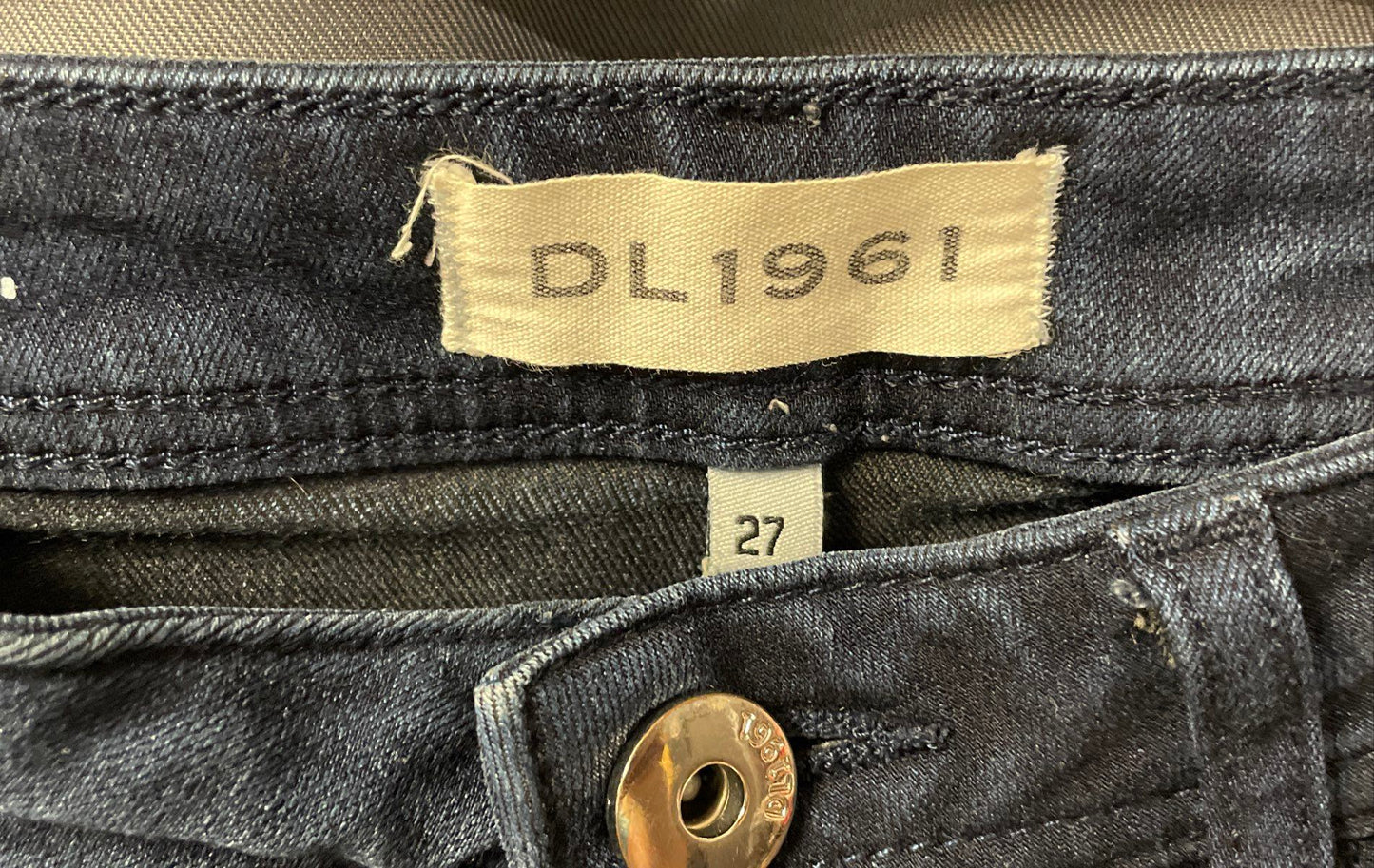 DL1961 Women's Coco Curvy Straight Jeans Dark Indigo Tencel Lyocell Sz 27
