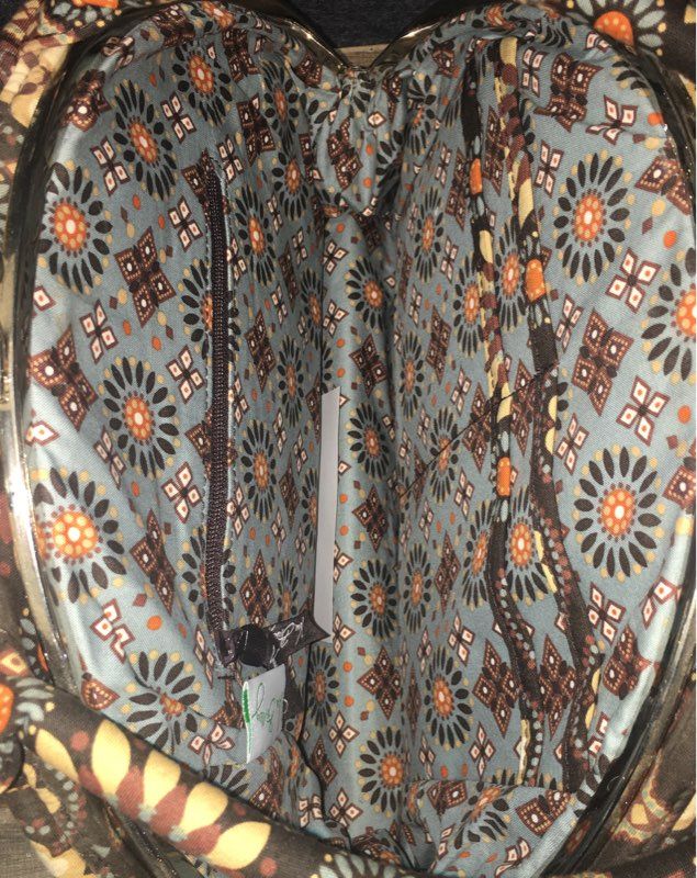 Vera Bradley Caramel Top Handle Bag